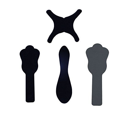 4pcs/Pack Dental Oral Cheek Photographic Black Background Board Backdrop Plate