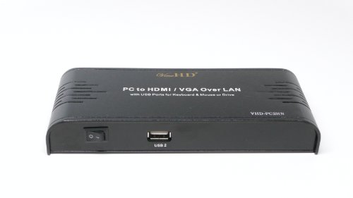 ViewHD-PC-to-TV-Video-Converter-ViewHD-Ethernet-CAT-to-HDMI-VGA-Converter-VHD-PC2HN