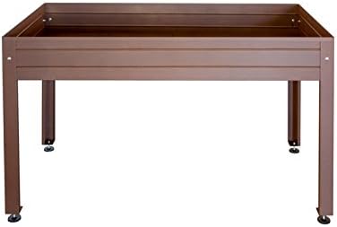 MESA DE CULTIVO Lacada marrón. Medidas: Largo 150cm x Ancho 75cm x ...