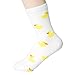 Happy Ducks Socks Women's 4pairs(4color)=1pack Made in Korea Cotton, Multicolored, One Size