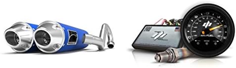 AFR+ Fuel Controller & Blue Performance-Series Dual Full System Exhaust Euro-Polished for Polaris RZR XP 900 2011-2014
