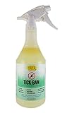 TICK BAN - YAYA Organics TICK REPELLENT, BUG REPELLENT, DEET-FREE, 100% NATURAL, ORGANIC Ingredients, 24 oz Value Size with All-Position Sprayer, PROTECT YOUR FAMILY with this EFFECTIVE Tick Spray