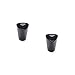 Tops Fitz-All Replacement Pot Knobs, Tall, Set of 2,Black
