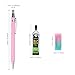 AIYUE Mechanical Pencil Set, 6 PCS 0.7 mm Mechanical Pencils, 6 Tubes HB Lead Refills, 5 Pack Erasers and 1 Pack Lucky Pencil Bags For School and Office