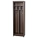 Prepac Space-Saving Entryway Hall Tree, 13Lx23.5Wx72.5H, Espresso