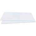 Corrugated Plastic Sheet - Corrugated Plastic Board, 4mm White coroplast Board 6" x 12" Inches, Coroplast Sheets - Corrugated Plastic Signs - coroplast - corrugated Plastic Poster Board (2 Pack)
