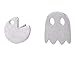 Chandria's Treasures Retro Pacman Ghost Stud Earrings