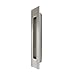 6 in Rectangular Recessed Sliding Door Handles Finger Pulls Flush 304# Stainless Steel 2 Pack