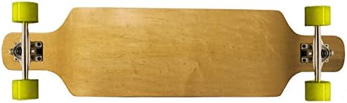 Drop Down Longboard Complete Natural Concave Maple Symmetrical Shape 76mm Wheels