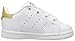 adidas Originals Kids Stan Smith Sneaker, White/Gold Metallic/Gold Metallic, 9 US Unisex Toddler