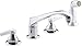 KOHLER K-7765-K-CP Triton Kitchen Sink Faucet, Polished Chrome (Handles Not Included)