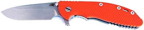 Rick Hinderer XM-24 4.0" Spearpoint Blade with Orange G10 Scale