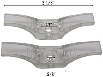 12 Pack - 2" Clear Cord Cleat for Blinds CHILD SAFETY
