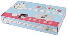 Cake Star Push Easy Letter Plunger Embosser Cutters Mini Small - Lowercase Alphabet Set 26 Piece