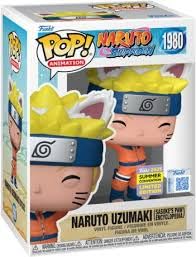POP Naruto Uzumaki (Sasuke's Paw Encyclopedia) Funko 2025 Summer Convention Limited Edition 1980 (with Plastic Protection)