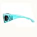 Womens Polarized Fit Over Glasses Rhinestone Sunglasses Oval Rectangular Teal