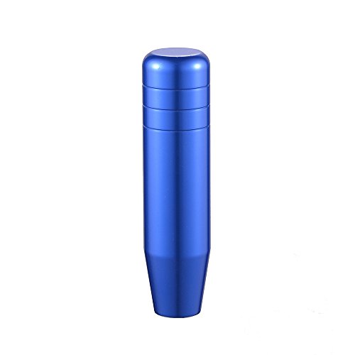 5 Color Car Manual Shift Knob Gear Shift Head Shifter Lever Stick Aluminum Handle (Blue)