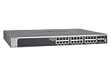 NETGEAR 28-Port 10G Ethernet Smart Managed Pro Switch (XS728T) - with 4 x 10Gigabit SFP+, Desktop/Rackmount, and ProSAFE Limited Lifetime Protection