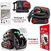 IPG for Vector Robot Face Screen Guard Decoration KIT Protector from Unexpected Attacks of Kids and Pets.Include Wheels&amp;Body Set 7 Units Decals+2 Units Screen Protector (Red)