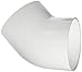 Spears 417 Series PVC Pipe Fitting, 45 Degree Elbow, Schedule 40, 4