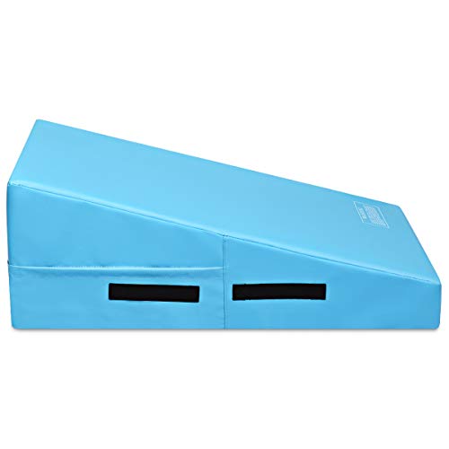 Giantex Gymnastics Wedge Mat, w/Carrying Handles, 37.5'' X 23'' X 14