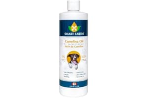 Smart Earth Camelina Oil for Dogs - Omega 3, 6, 9 Supplement for Healthy Skin, Shiny Coat & Flexible Joints - Dog Joint Suppl