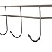 Homdox 3-Tier Garment Rack, Heavy Duty Clothing Wire Shelving, Rolling Free Standing Closet with Lockable Wheels, 1 Hanging Rod and 2 Pairs Side Hooks, Gray