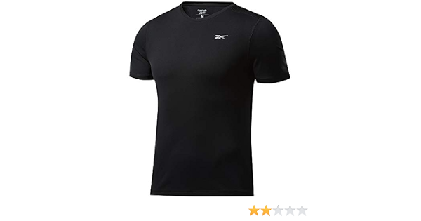 Reebok Men's Re Basic SS Tee T-Shirt, Black, XS : Amazon.ae: Fashion