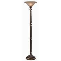 Kenroy Home Reese Torchiere, Aged Golden Bronze Finish
