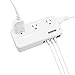 GEEKPRO® 200W International Travel Power Converter 220V to 110V With 4 ports Smart USB Charger with UK,US,AU,EU Plug