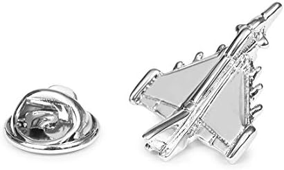 SoloGemelos - Airplane Lapel Pin - Silver - Men - One Size