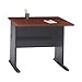 Bush Business Furniture Series A 36W Small Desk in Hansen Cherry and Galaxy, Compact Computer Table for Home or Professional Office