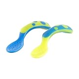 Sassy Less Mess Spoons, Blue/Green, 2 Count