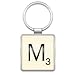 Wild & Wolf Scrabble Keyring - Letter M
