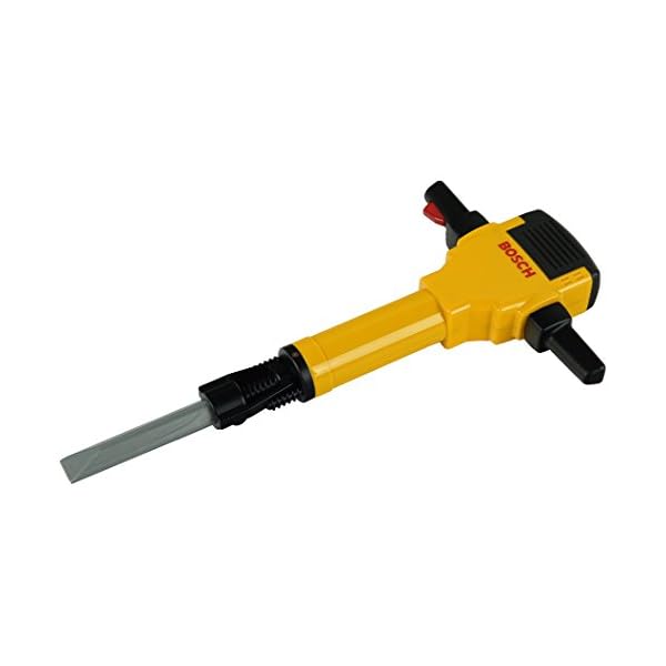 Theo Klein 8405 Bosch Presslufthammer | Batteriebetriebene Auf- und Abwärtsbewegung des Bohrmeißels | Mit Motorsound und Blinklicht | Maße: 28 cm x 7 cm x 50 cm | Spielzeug für Kinder ab 3 Jahren – Bild 3