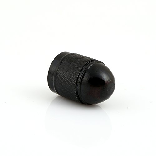 image for Godeson Black Car Tire Valve Stems Cap Bullet Style Tire Valve Cap fro