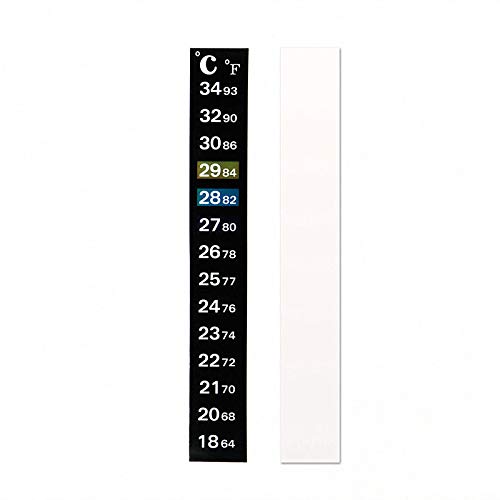 CoCocina 5Pcs AT-003 0-60 °C Thermometer Liquid Crystal Color Change Thermometer Waterproof Temperature Measurement Tool - Thumbnail 3