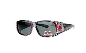 Polarized Rhinestone Fit Over Lens Cover Sunglasses