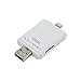 YKSH iReader Memory Card Reader Lightning USB OTG Micro SD Card Adapter for iPhone iPad Android Tablet PC Trail/Deer Cam