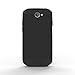 Wireless PROTECH Case Compatible with CAT S48C. Slim Flexible Rugged Case with Drop Protection (Black)