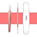 Blackhead Remover Tool Kit, Blemish Pimple Comedone Extractor Tool Set, Professional Surgical Stainless Steel Tweezers Kit, Acne Removal Tools,Treatment for Blemish, Whitehead Popping Removing, 2 PCS