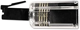 Rotating 360 Telephone Cord Detangler, Clear/Black