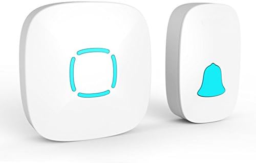 Ivosmart D507 Waterproof Wireless Doorbell Chime 200 Meters Wireless Range 32 Melodies Doorbell System (1 push button+1 plugin chime)