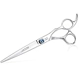 JASON 7" Straight Dog Grooming Scissors, Ergonomic