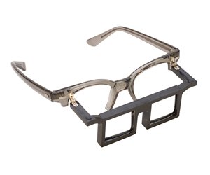 EURO TOOL Half Frame Telesight Magnifier, 45, 2-1/4x | ELP-576.45