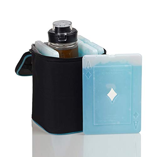 HOTFUN Ice Packs for Lunch Box Slim Reusable Freezer Dry Ice Pack for