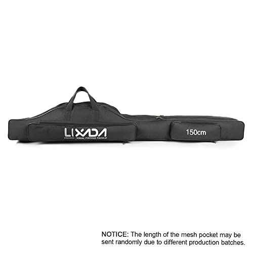Lixada Portable Folding Fishing Rod Bag Outdoor Fishing Rod Bag 100cm 130cm 150cm