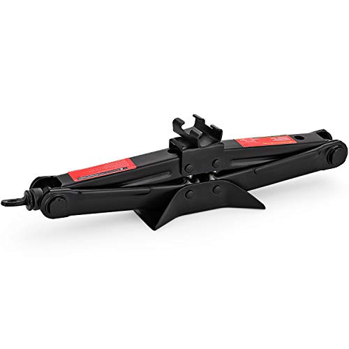 CPROSP Scissor Jack for car/SUV/MPV max 2.5 Tons/5,500lbs Capacity with Hand Crank Trolley Lifter with Ratchet
