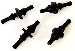 Genuine DELL Parts 4 Black Rubber PC CPU/Case Fan Screws/Rivets Part Number: 0N399