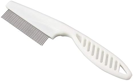 Pudincoco 2pcs Chien Cheveux Peigne Aux Puces Broche En